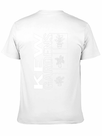 Kew Gardens Plant Graphic Black T-Shirt