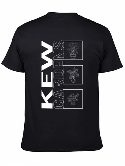 Kew Gardens Plant Graphic Black T-Shirt