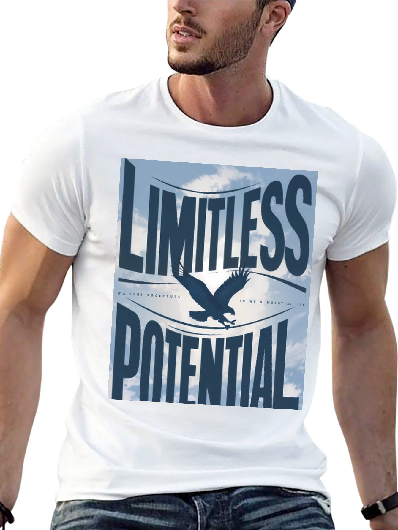 Limitless Potential Eagle Graphic T-Shirt