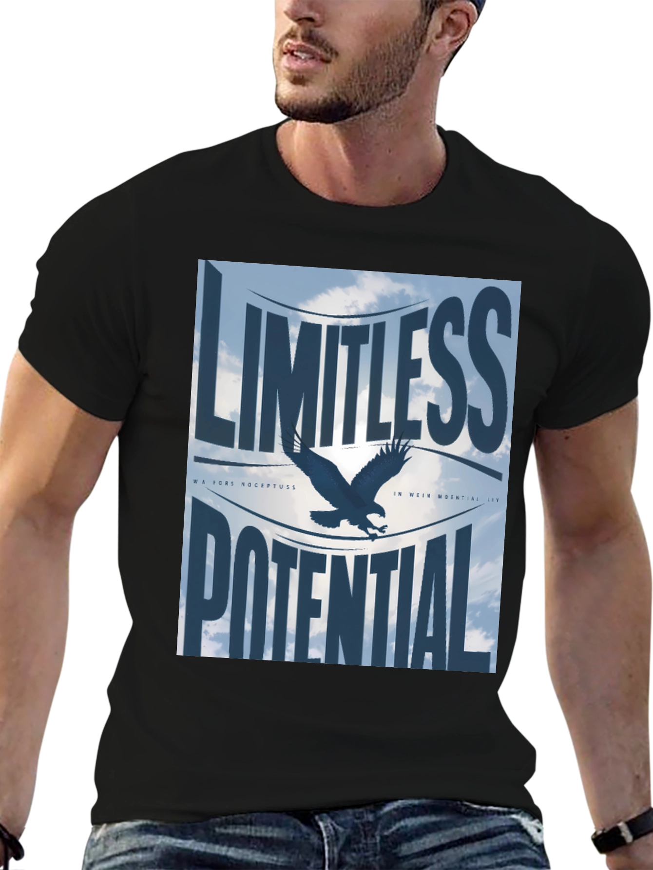 Limitless Potential Eagle Graphic T-Shirt