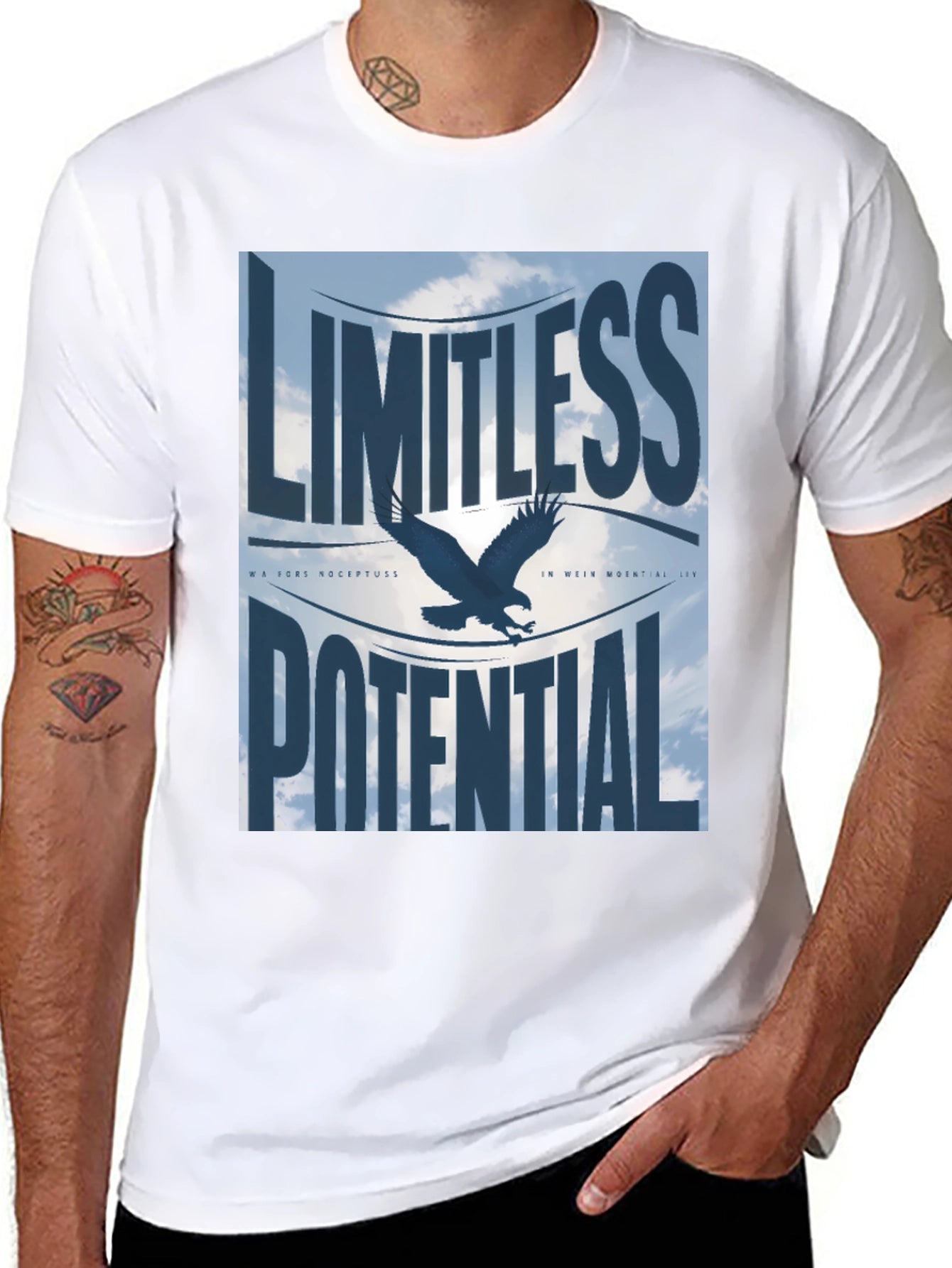 Limitless Potential Eagle Graphic T-Shirt