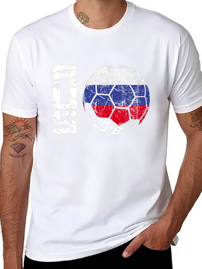 Russia 2018 Soccer T-Shirt - Black