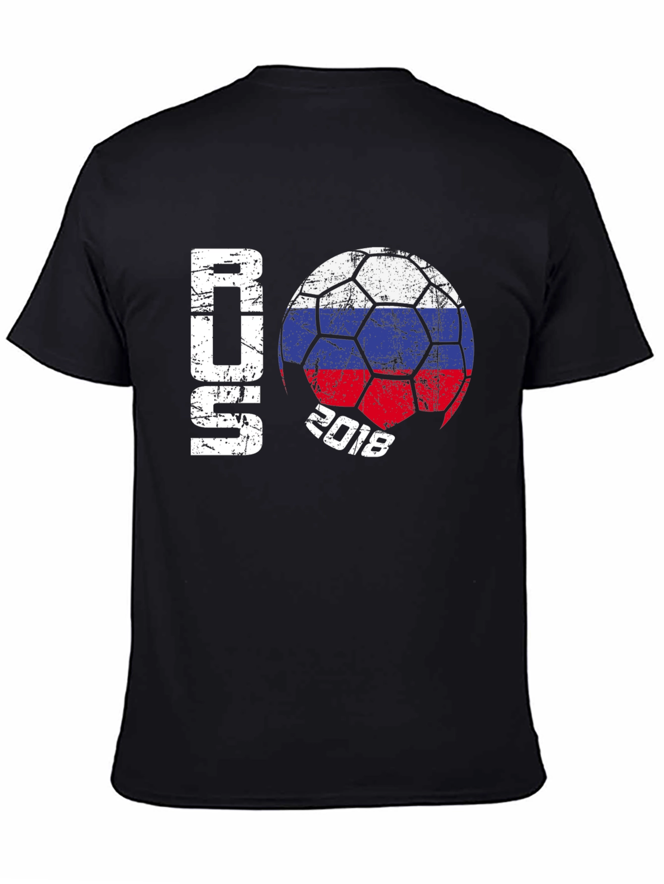 Russia 2018 Soccer T-Shirt - Black