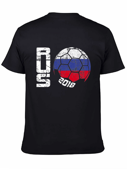 Russia 2018 Soccer T-Shirt - Black