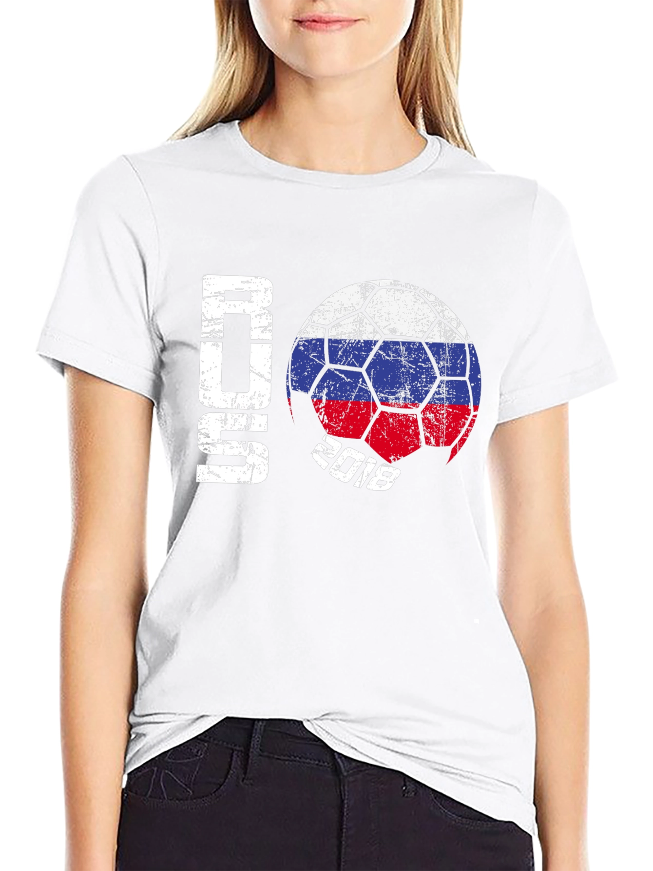 Russia 2018 Soccer T-Shirt - Black
