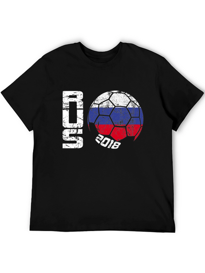 Russia 2018 Soccer T-Shirt - Black