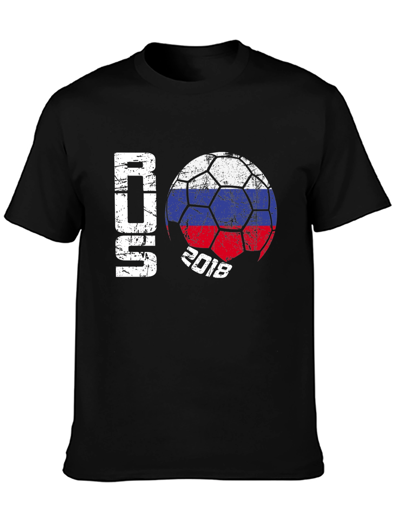 Russia 2018 Soccer T-Shirt - Black