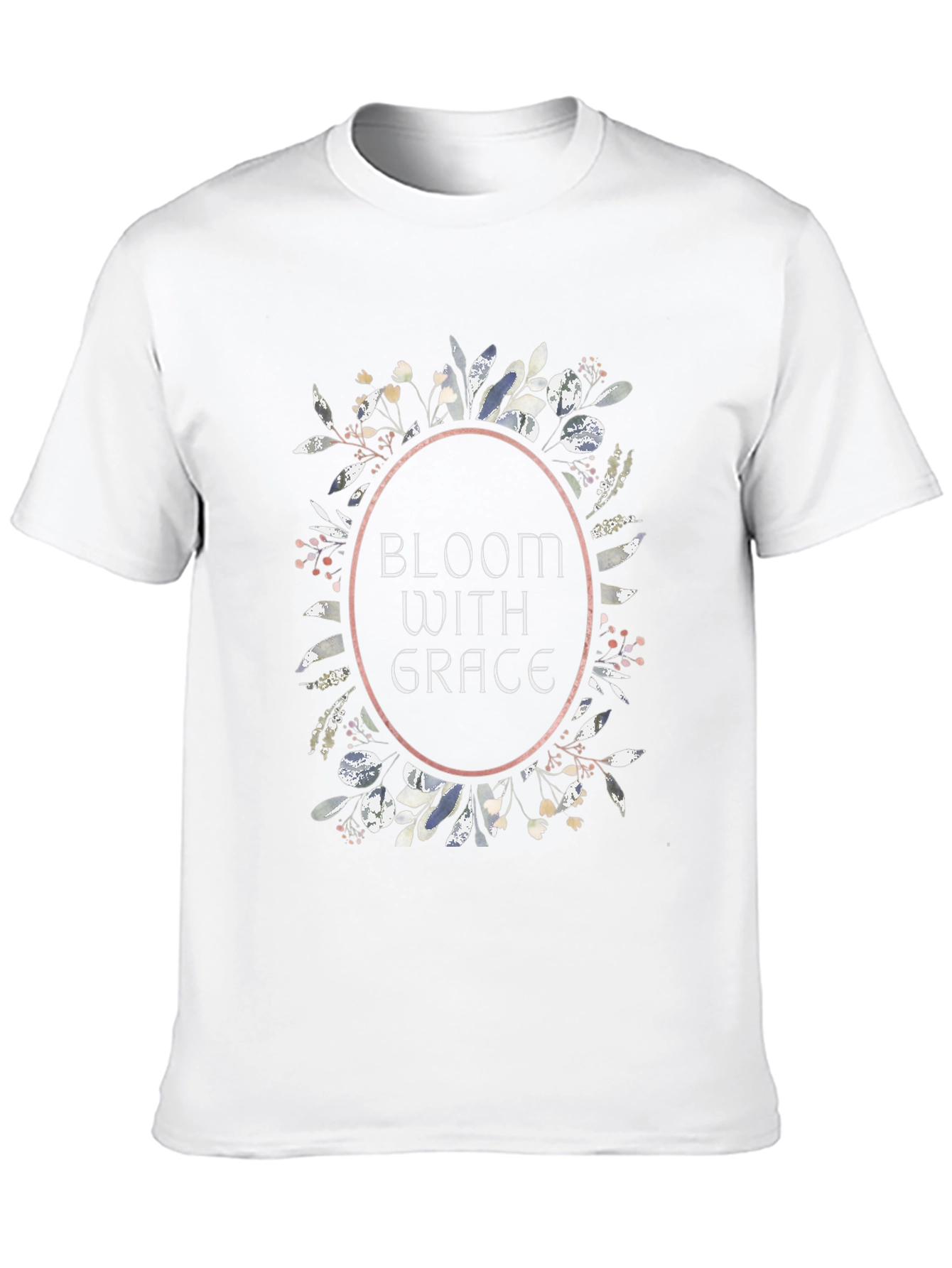 Bloom With Grace Floral Tee - Black