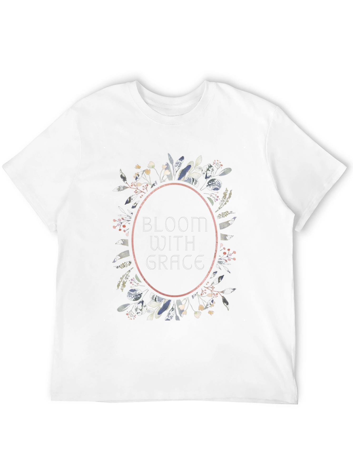 Bloom With Grace Floral Tee - Black