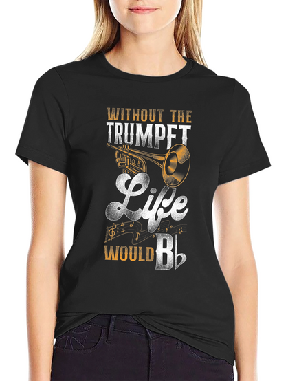 Trumpet Life Mens Graphic Tee - Musician T-Shirt