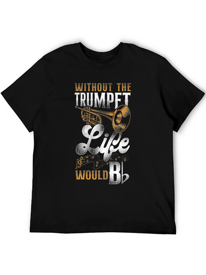 Trumpet Life Mens Graphic Tee - Musician T-Shirt