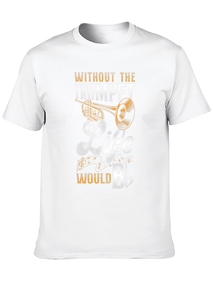 Trumpet Life Mens Graphic Tee - Musician T-Shirt