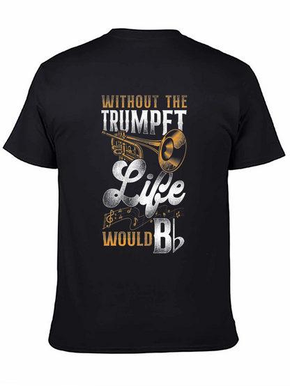 Trumpet Life Mens Graphic Tee - Musician T-Shirt