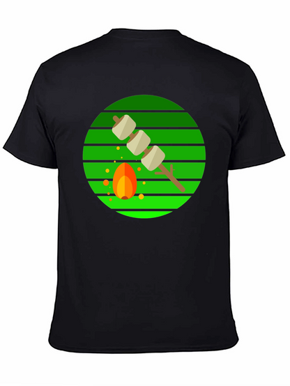 Marshmallow Roasting Campfire Graphic Tee