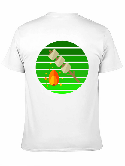 Marshmallow Roasting Campfire Graphic Tee