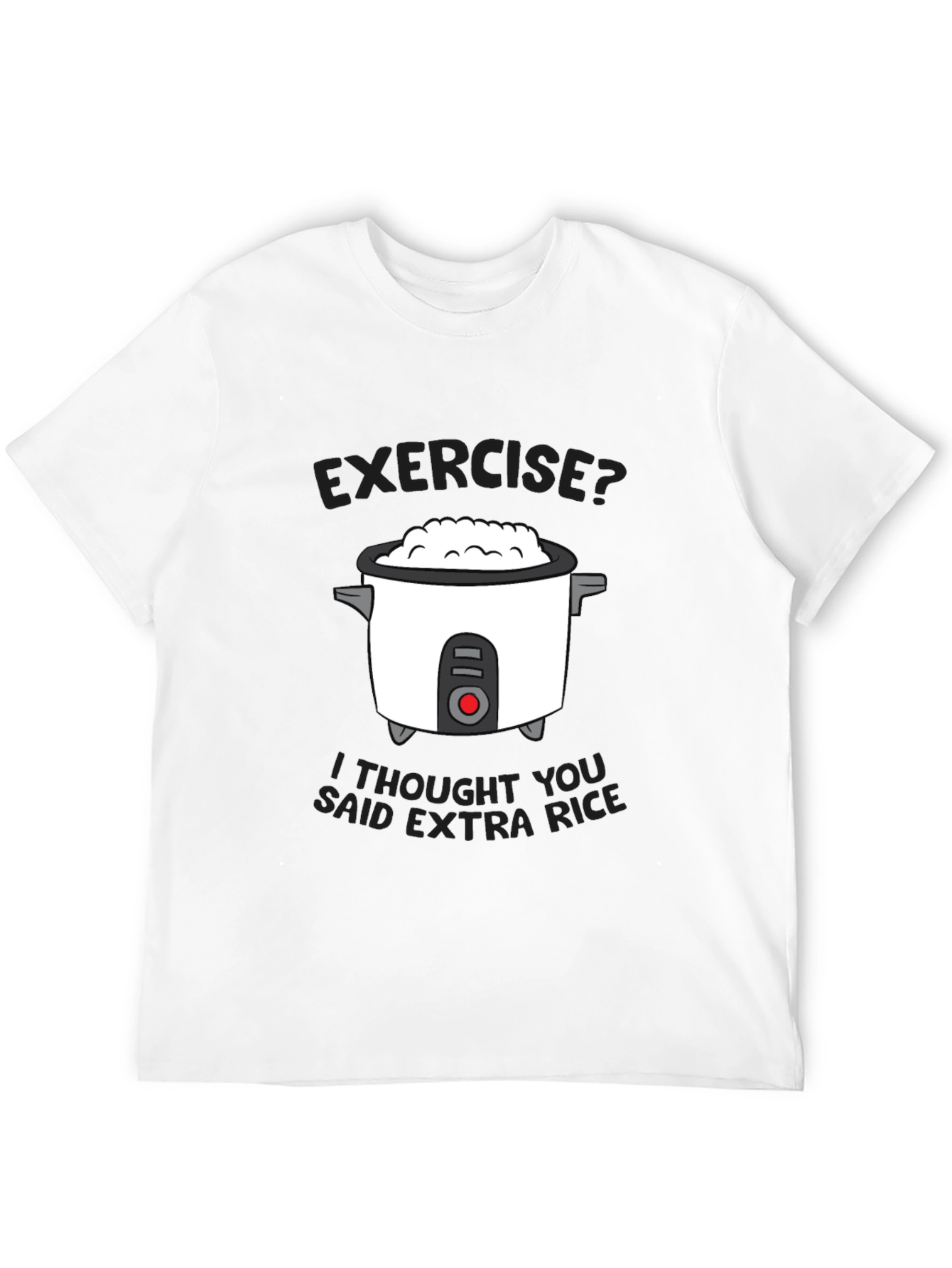 Funny Extra Rice Graphic T-Shirt
