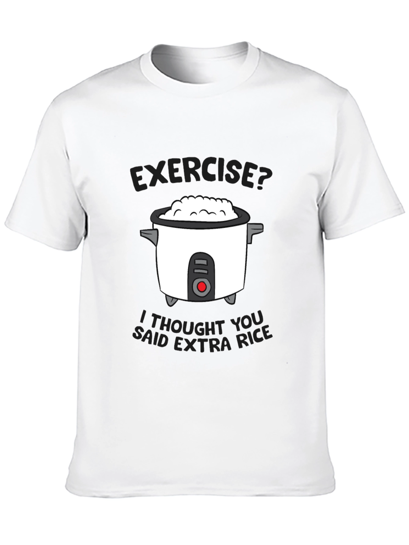 Funny Extra Rice Graphic T-Shirt