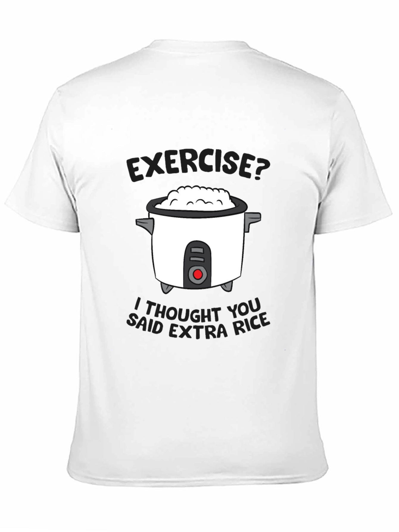 Funny Extra Rice Graphic T-Shirt