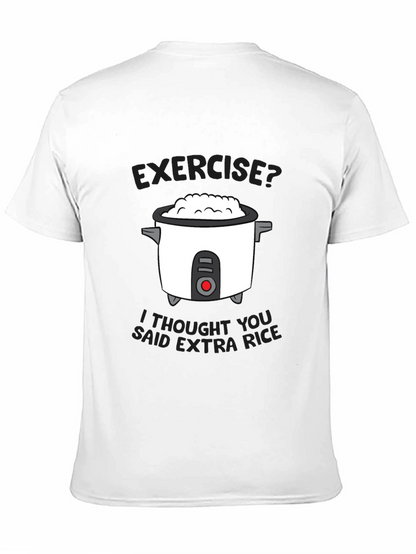 Funny Extra Rice Graphic T-Shirt