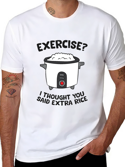 Funny Extra Rice Graphic T-Shirt