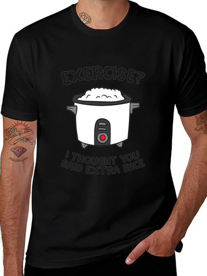 Funny Extra Rice Graphic T-Shirt