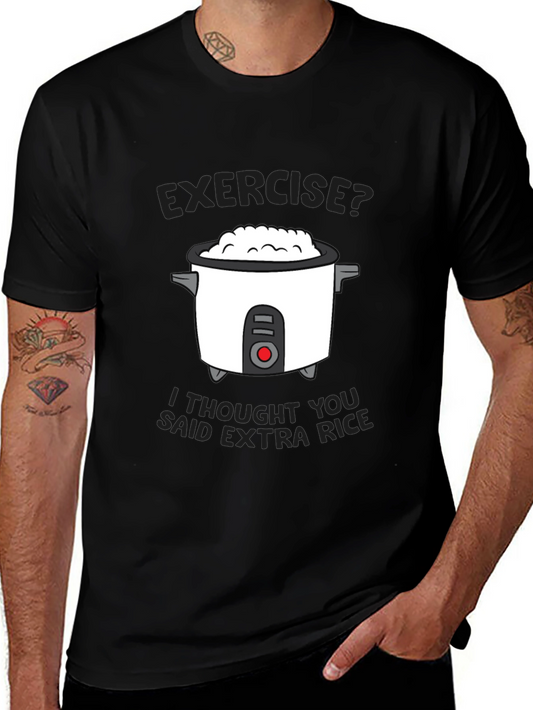 Funny Extra Rice Graphic T-Shirt