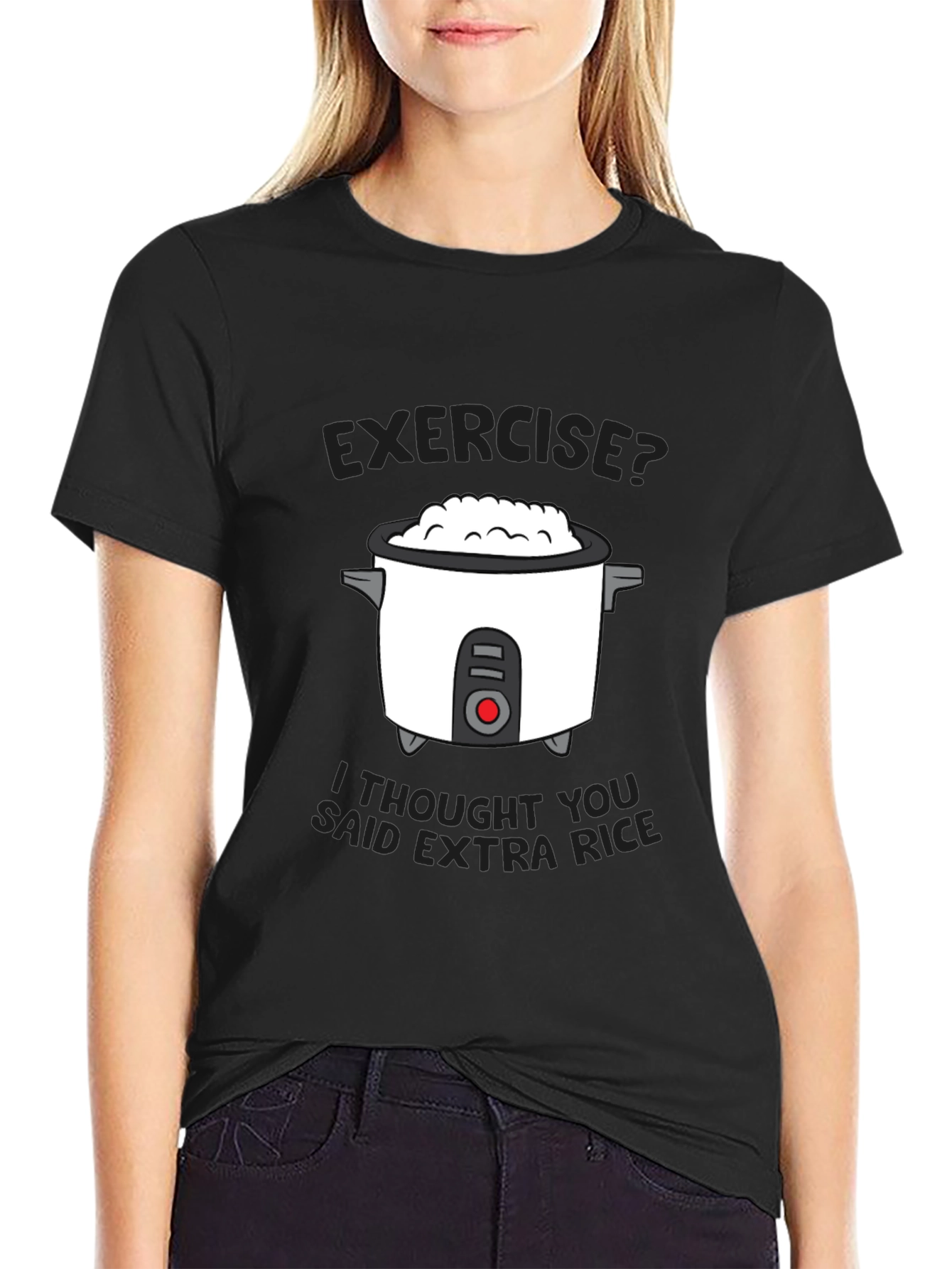 Funny Extra Rice Graphic T-Shirt