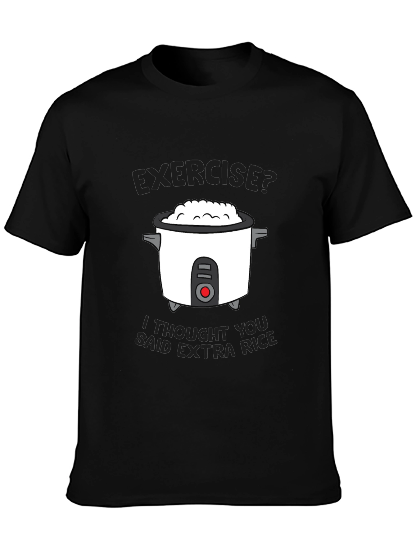 Funny Extra Rice Graphic T-Shirt