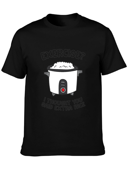 Funny Extra Rice Graphic T-Shirt