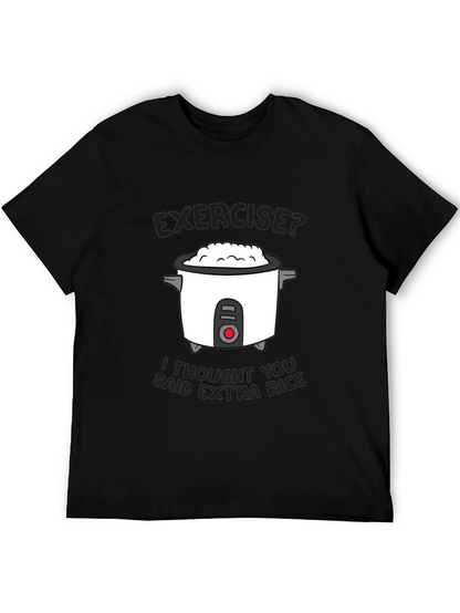 Funny Extra Rice Graphic T-Shirt
