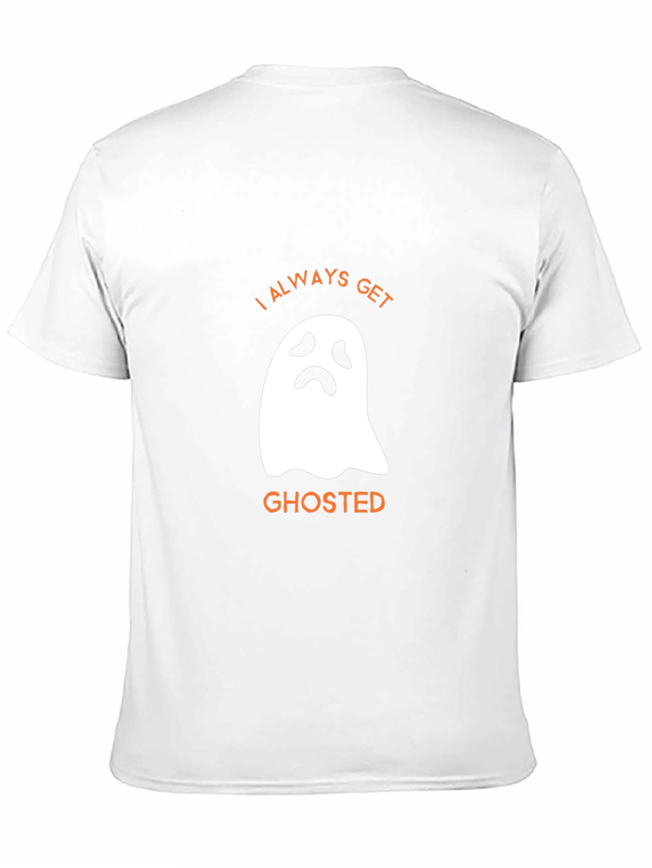 Funny Halloween Ghosted Graphic Tee - Black