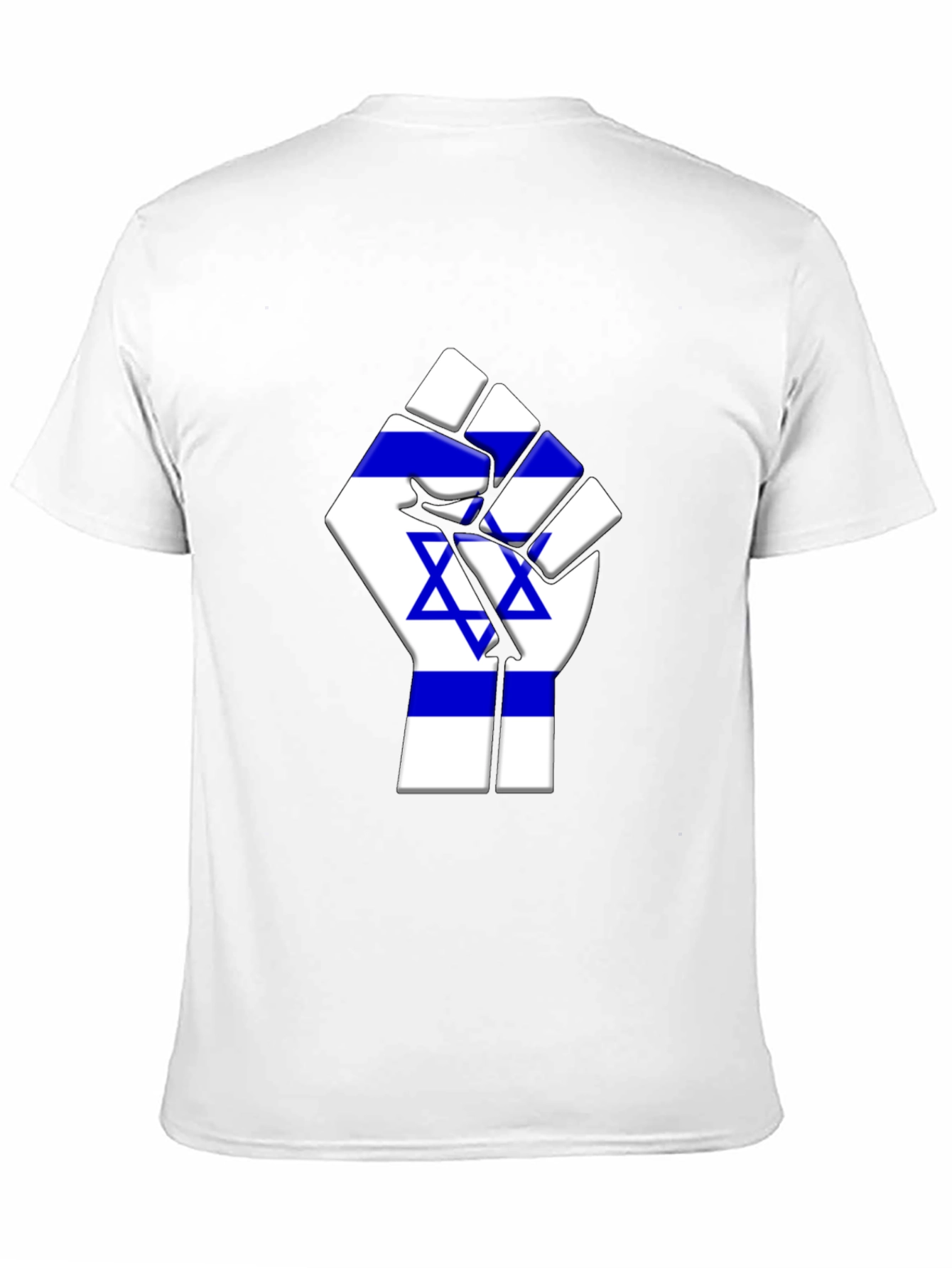 Israeli Flag Fist T-Shirt - Support Israel