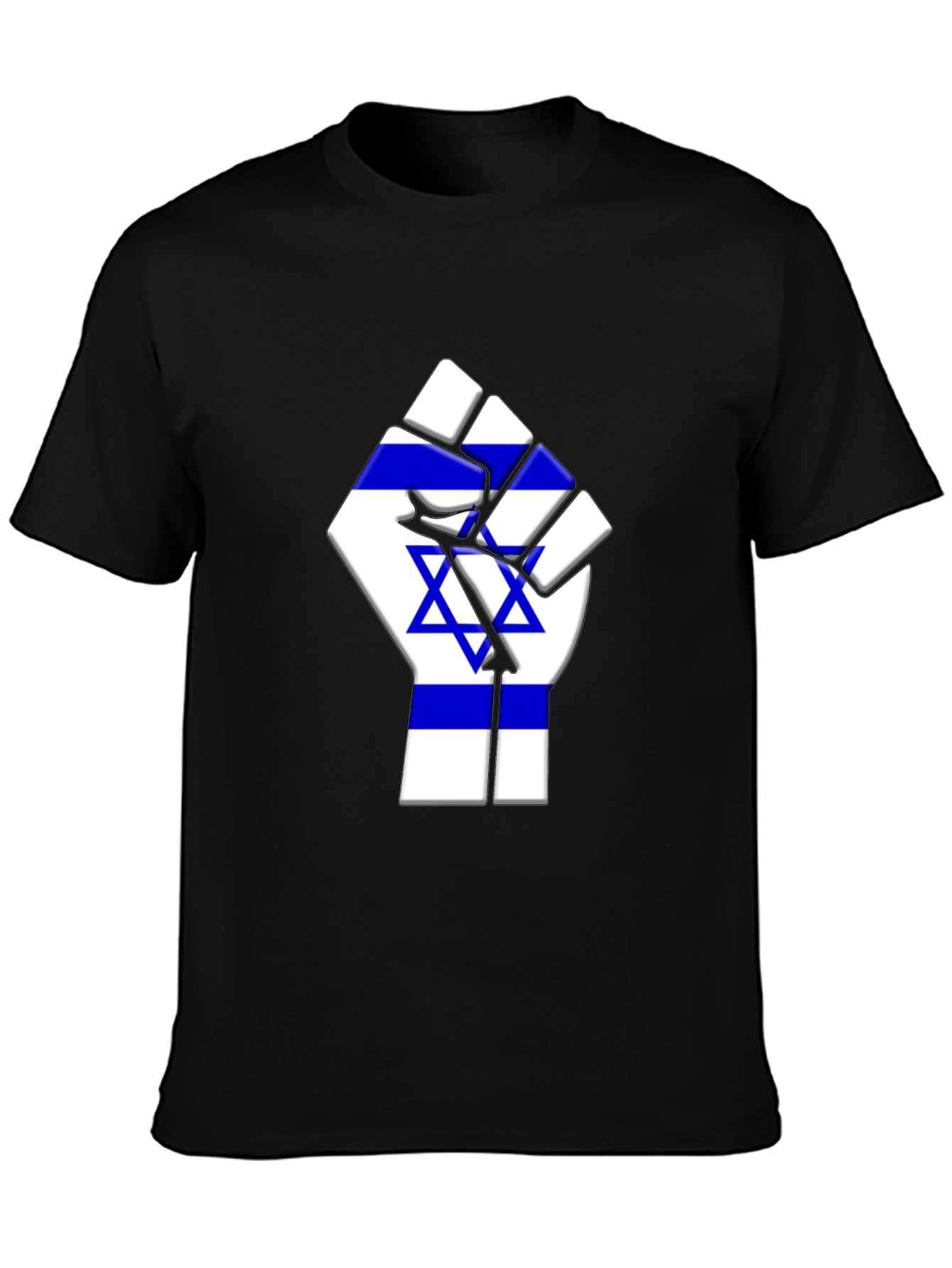 Israeli Flag Fist T-Shirt - Support Israel