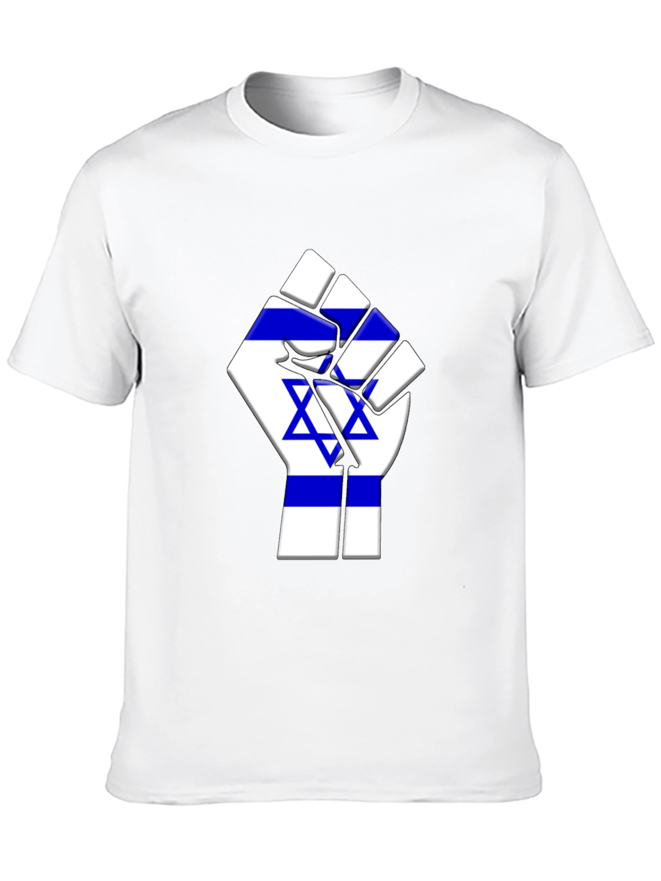 Israeli Flag Fist T-Shirt - Support Israel
