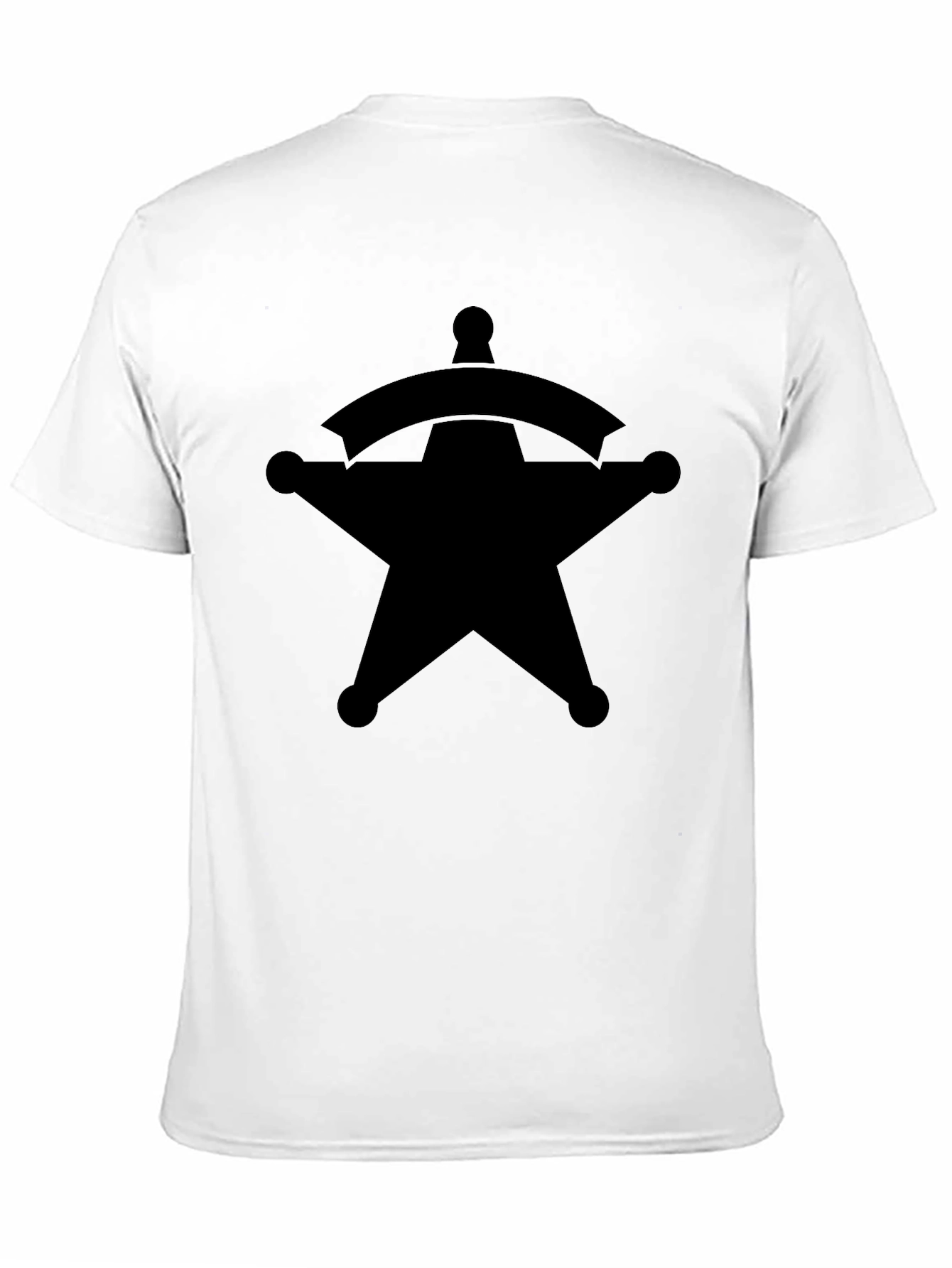 Sheriff Star Graphic Tee - Classic Western Style T-Shirt