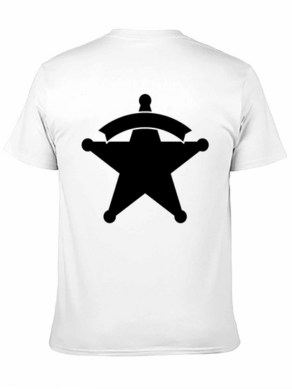 Sheriff Star Graphic Tee - Classic Western Style T-Shirt