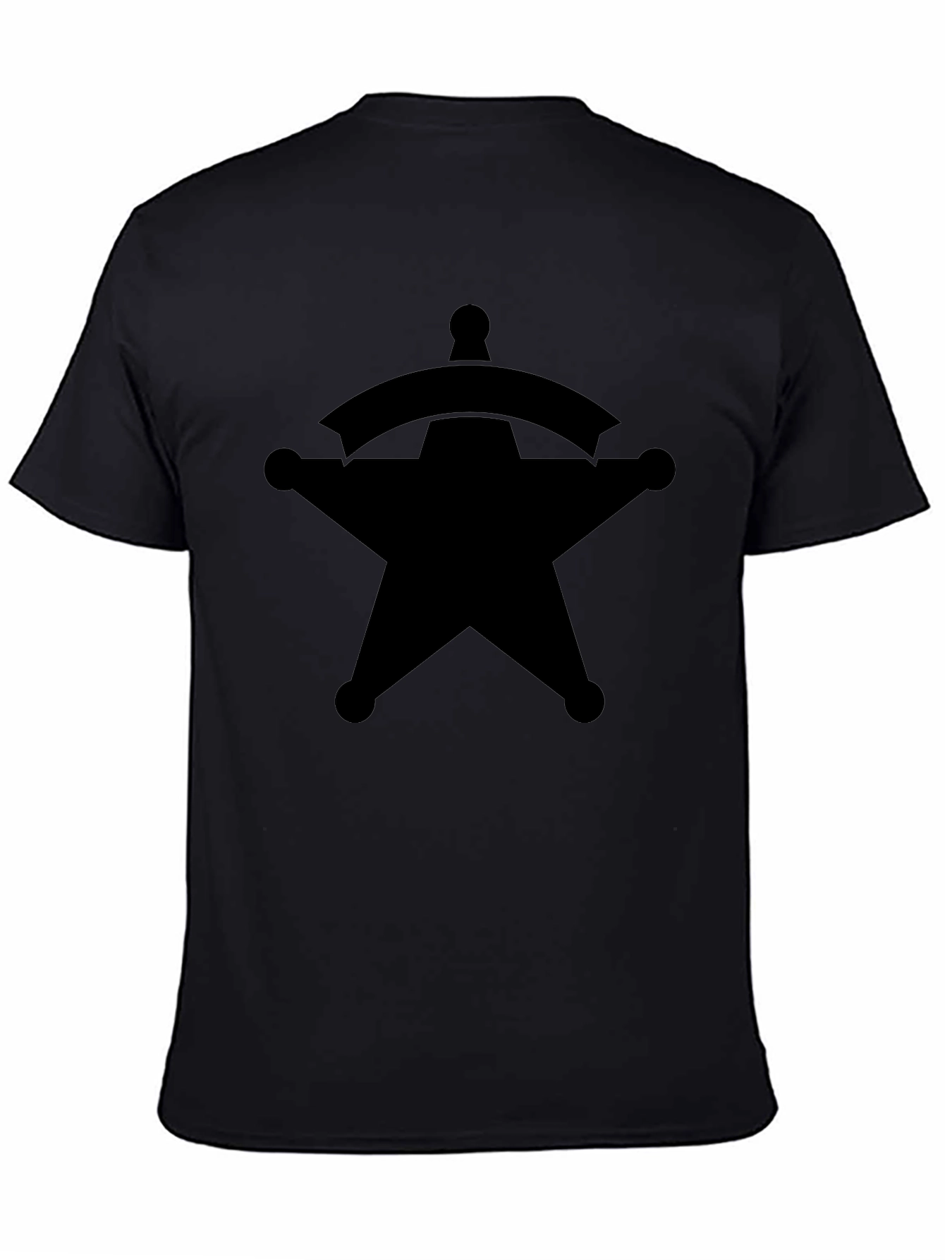 Sheriff Star Graphic Tee - Classic Western Style T-Shirt