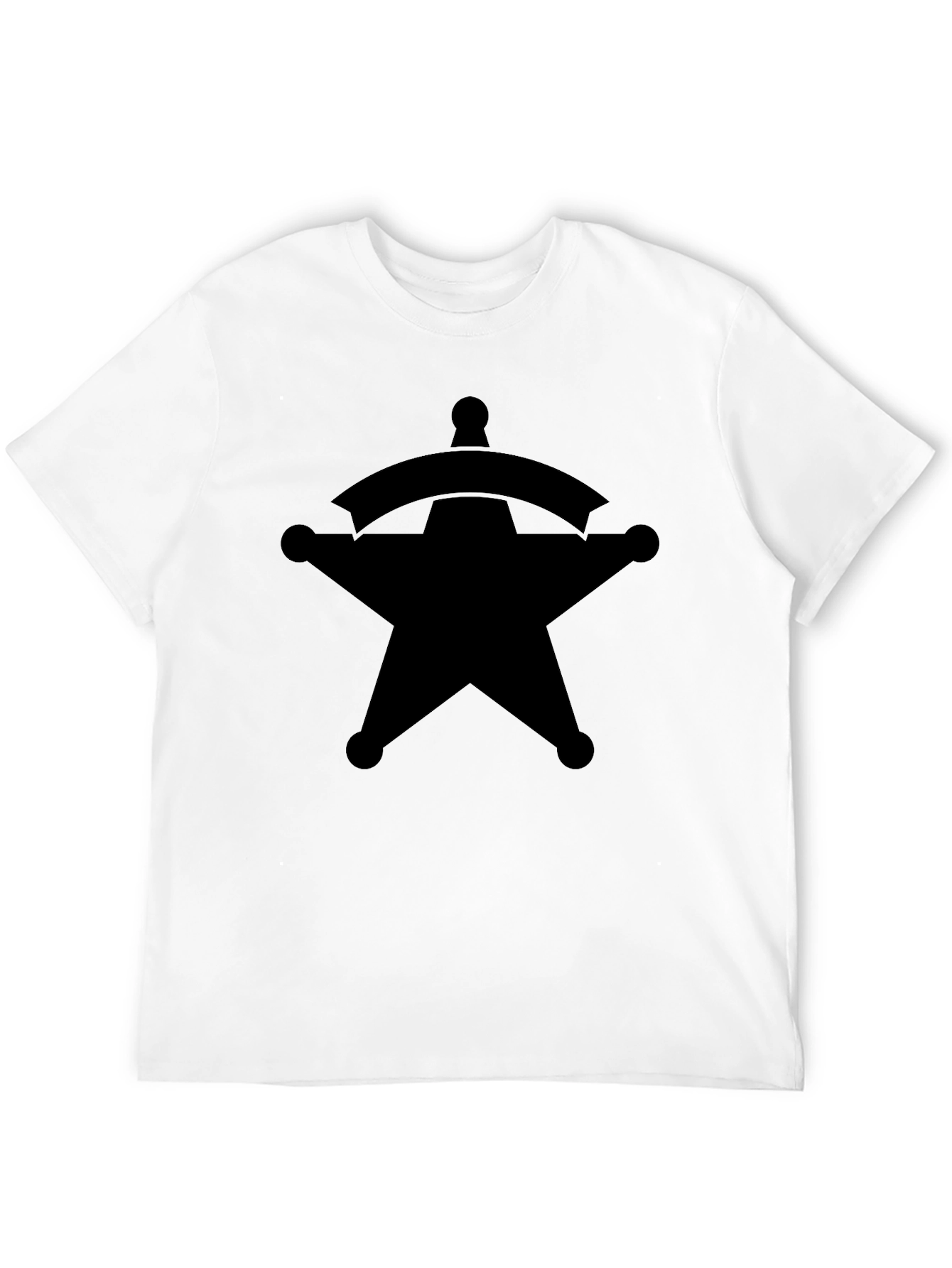 Sheriff Star Graphic Tee - Classic Western Style T-Shirt