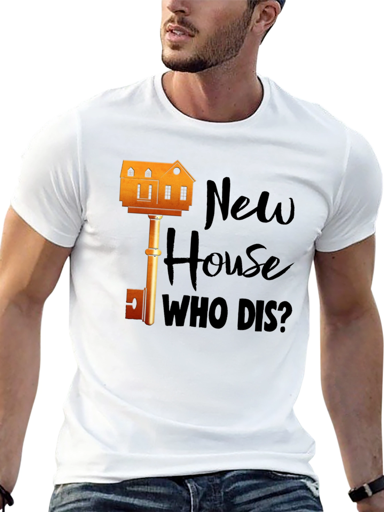 New House Who Dis? Graphic T-Shirt