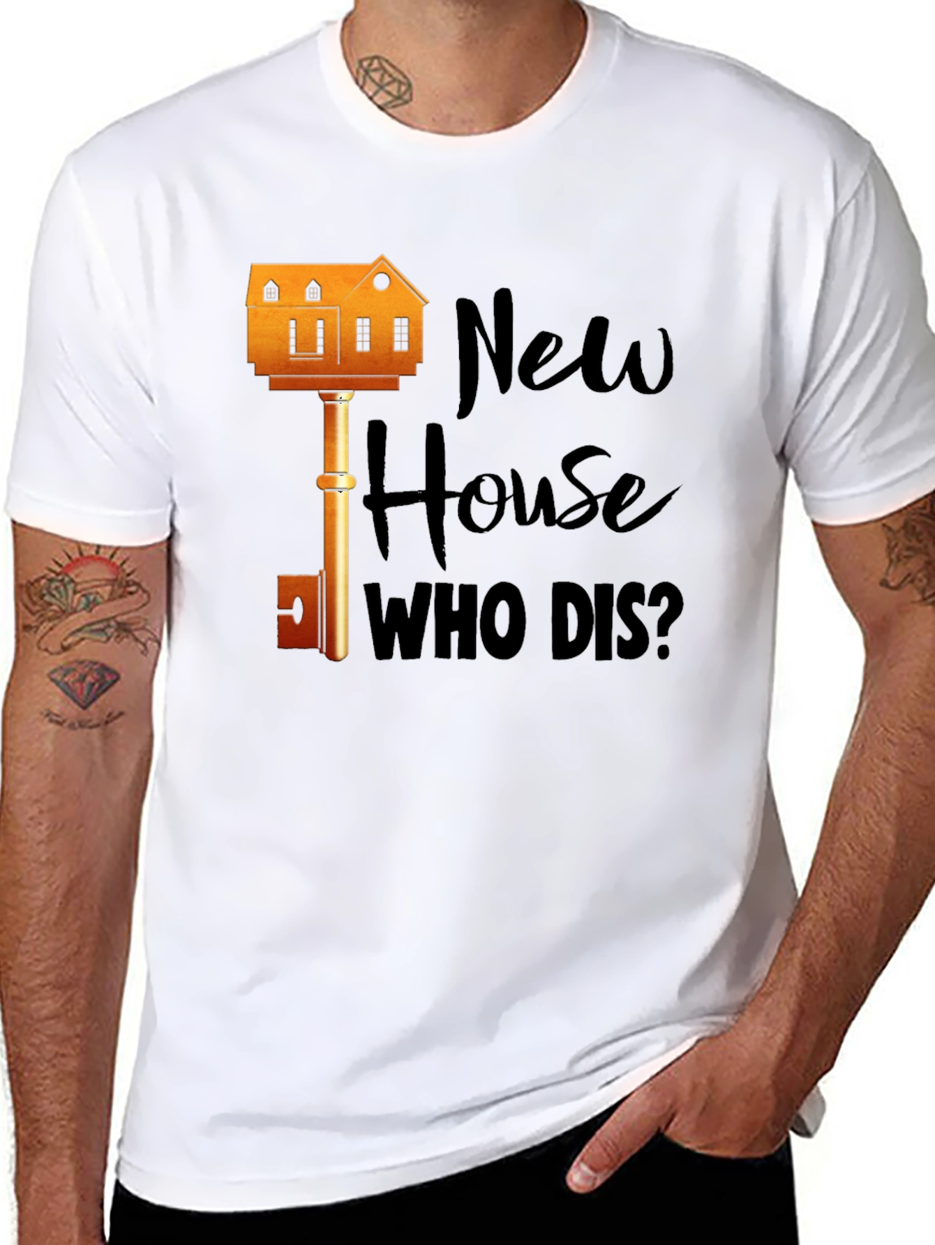 New House Who Dis? Graphic T-Shirt