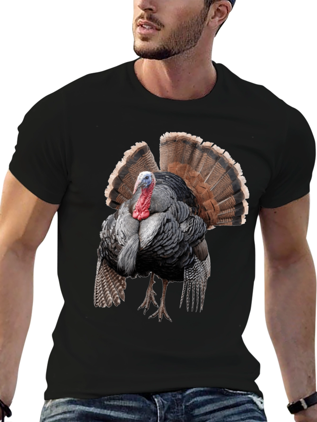 Turkey Graphic T-Shirt - Thanksgiving Apparel