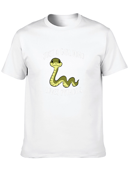 Just A Girl Who Loves Pythons T-Shirt
