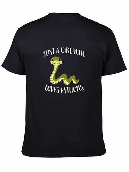 Just A Girl Who Loves Pythons T-Shirt