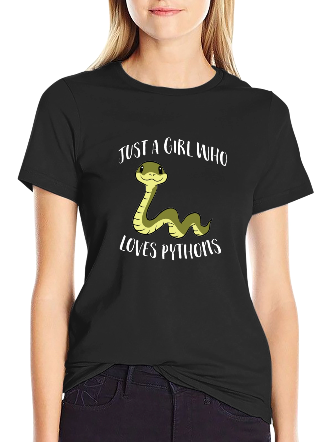 Just A Girl Who Loves Pythons T-Shirt