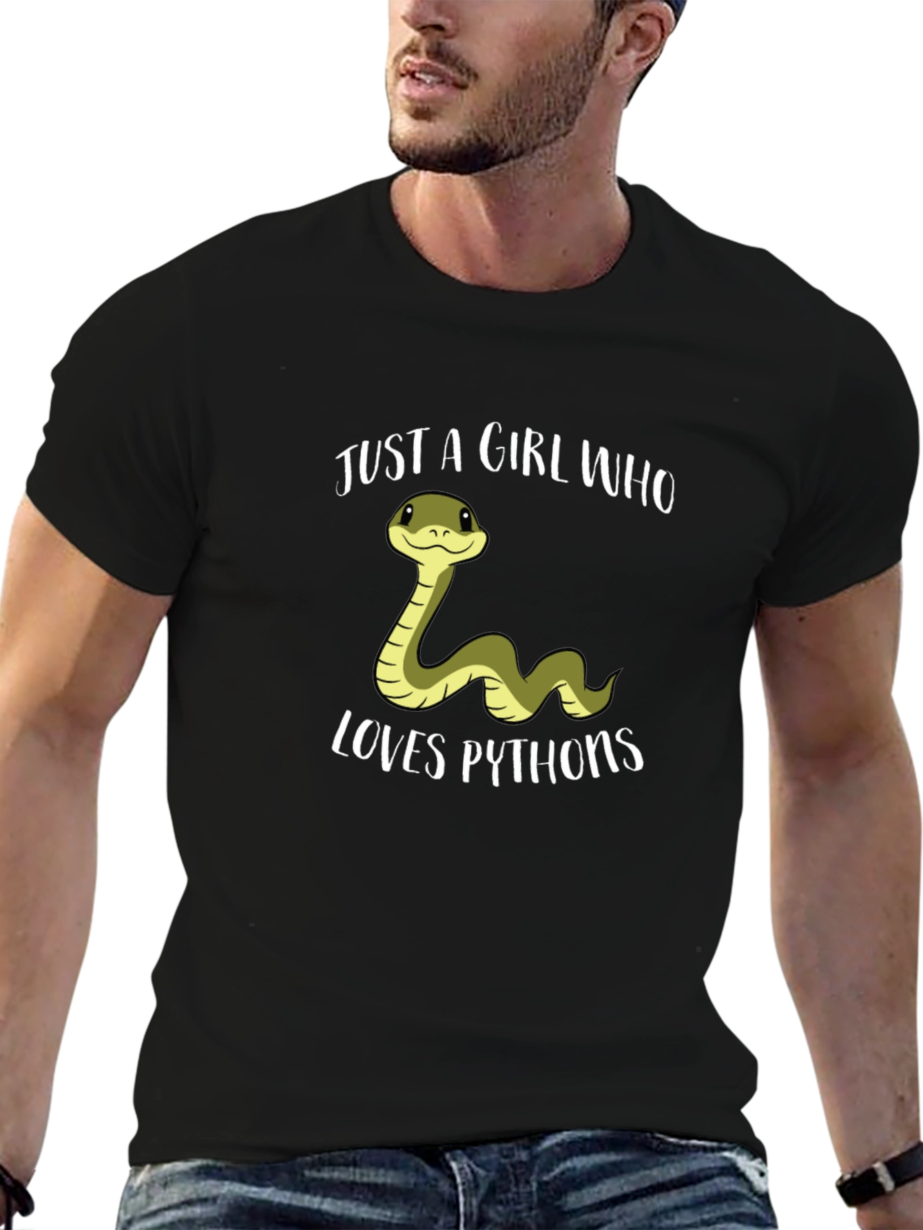 Just A Girl Who Loves Pythons T-Shirt