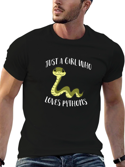 Just A Girl Who Loves Pythons T-Shirt