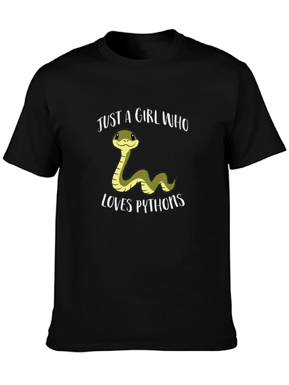 Just A Girl Who Loves Pythons T-Shirt