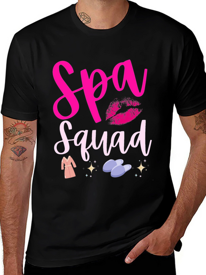 Spa Squad Graphic Tee - Relax in Style