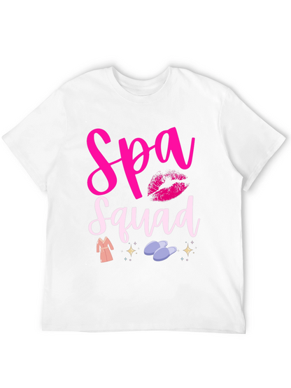 Spa Squad Graphic Tee - Relax in Style