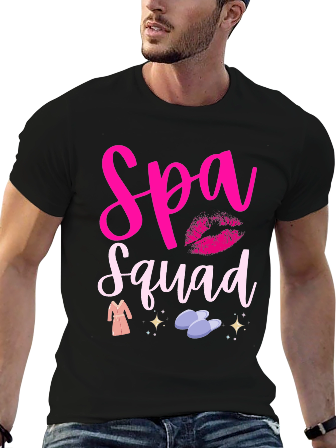 Spa Squad Graphic Tee - Relax in Style